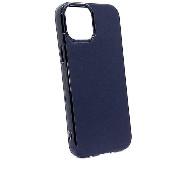 iPhone 13 mini geeignete Hülle schwarz Silikon Case Glitter Soft Inlay