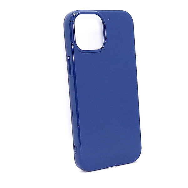 iPhone 13 mini geeignete Hülle Navy Blue Silikon Case Glitter Soft Inlay