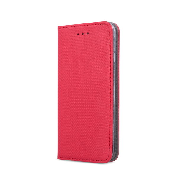 Handytasche für iPhone 13 Pro Max geeignet Book Case geriffelt rot