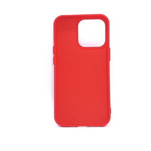 iPhone 13 Pro geeignete Hülle Silikon Case Soft Inlay rot