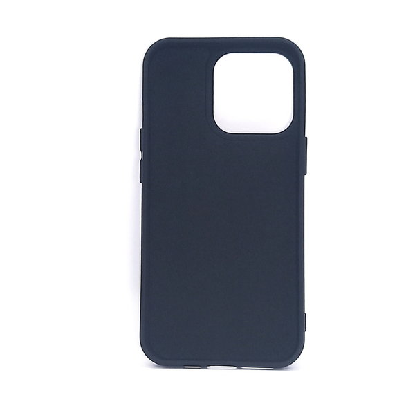 iPhone 13 Pro geeignete Hülle Silikon Case Soft Inlay schwarz
