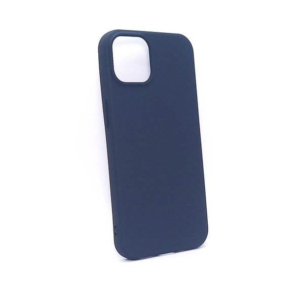 iPhone 13 geeignete Hülle Silikon Case Soft Inlay dunkelblau
