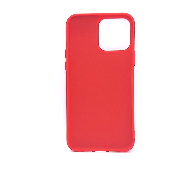 iPhone 13 Pro Max geeignete Hülle Silikon Case Soft Inlay rot