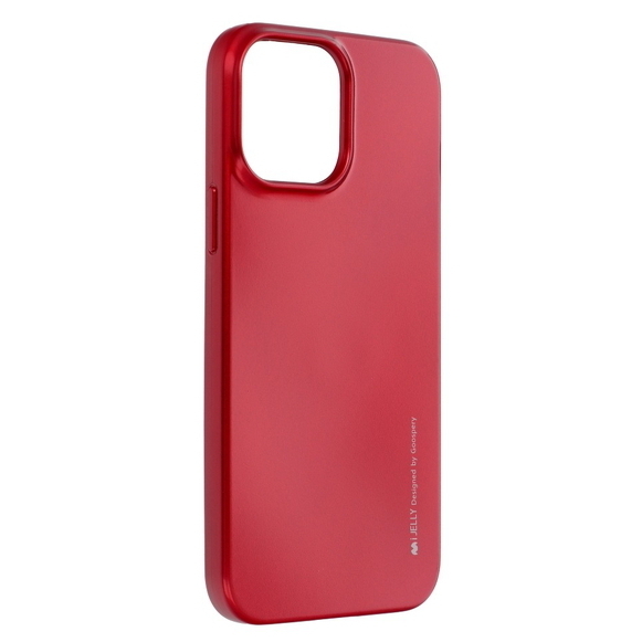 iPhone 13 Pro Max geeignete Hülle Mercury Goospery i JELLY Metal Case rot