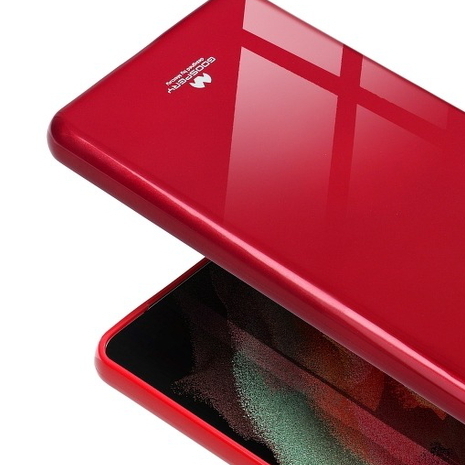 iPhone 13 Pro Max geeignete Hülle Mercury Goospery Jelly Case rot