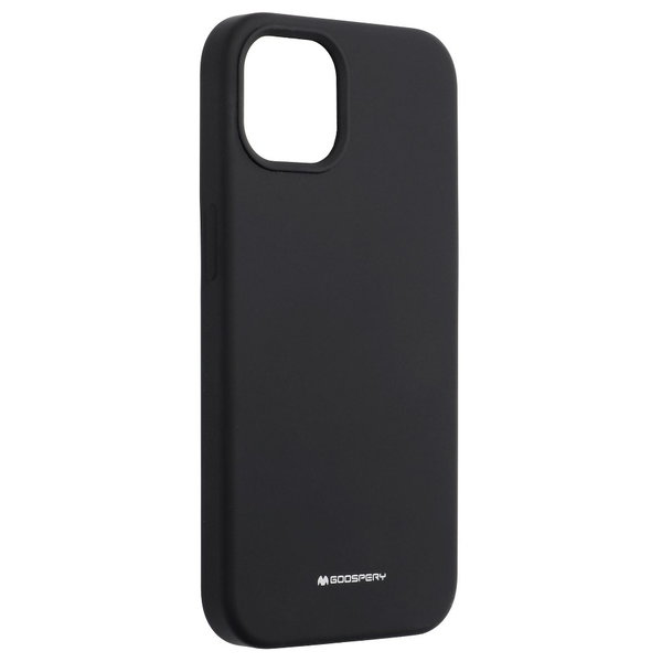 Mercury Goospery Silikon Case Handyhülle schwarz passend für iPhone 13 Mini