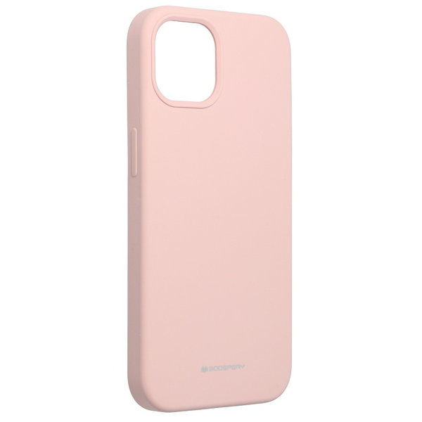 iPhone 13 Pro Max geeignete Hülle Mercury Goospery Silikon Case rosa