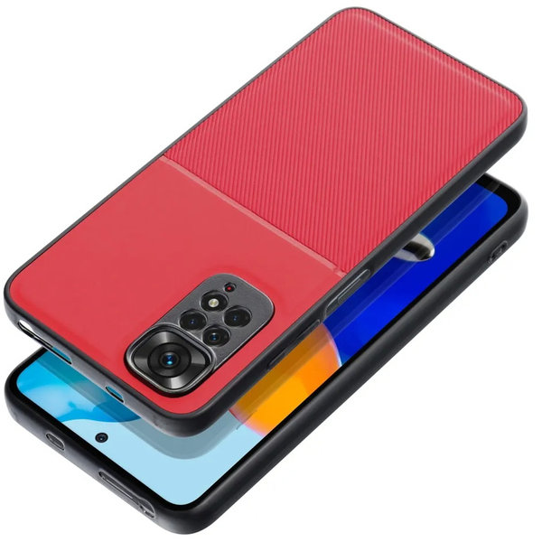 Xiaomi Redmi Note 11 geeignete Hülle Premium Elegance  Case rot