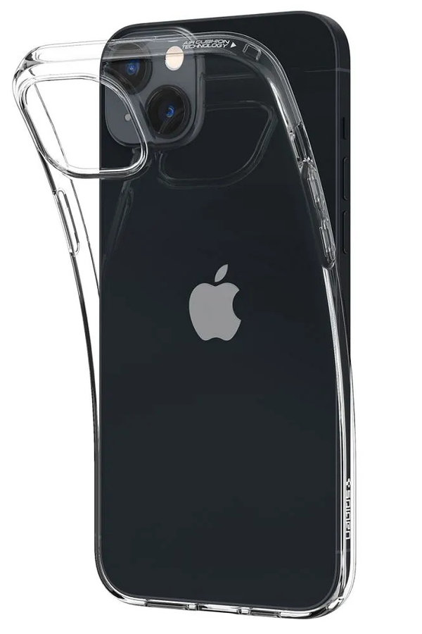 iPhone 14 Plus geeignete Hülle SPIGEN LIQUID CRYSTAL™ kristallklar